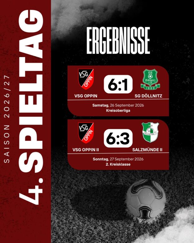 ⚽️ Friedensstraße schafft Rehabilitation – der 4. Spieltag unserer VSG!